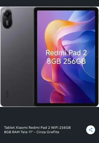 Tablet Xaiomi Redmi Pad 2 11 256GB 8GB