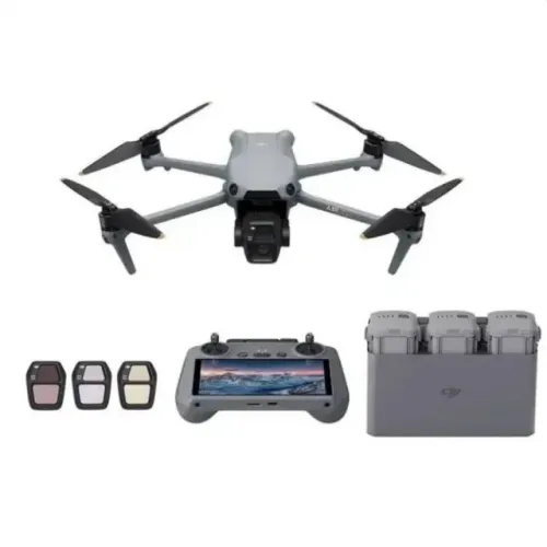 Drone DJI Air 3s combo 3 baterias e controladora com câmera 