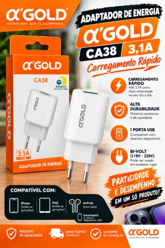Adaptador ?'GOLD GA38 ? 3,1A