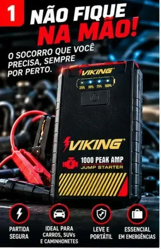 VIKING JUMP STARTER 1000 PEAK AMP