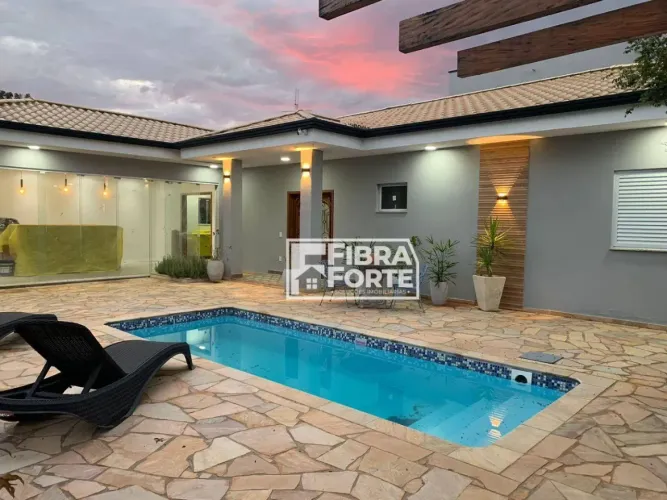 Chácara com 3 dormitórios à venda, 200 m² por R$ 1.200.000,00 - Recanto dos Dourados - Cam