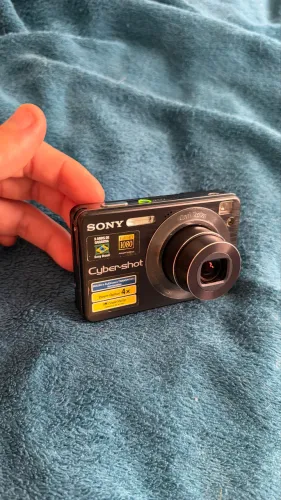 Sony Cyber-shot DSC-W125 7.2MP Preta | Carl Zeiss