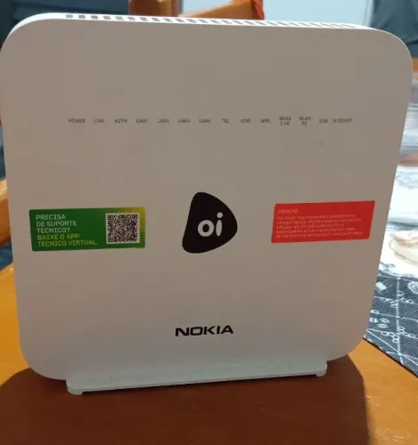 Modem Roteador Nokia g-140w-h (Oi fibra) dual band 2.4/5ghz 