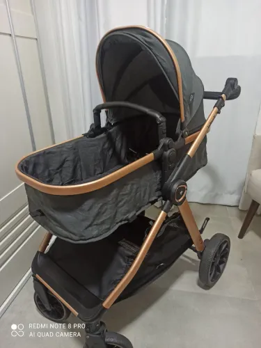  Carrinho de bebê/ Moisés/Romanzo Duo Travel System.