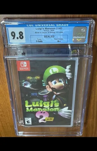 Luigi Mansion 2 Graded CGC 9.8 A++ || Nintendo || Switch