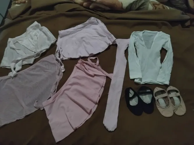 Roupas de balé para meninas tamanhos variados