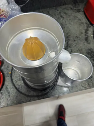 Maquina de suco de laranja industrial antigo
