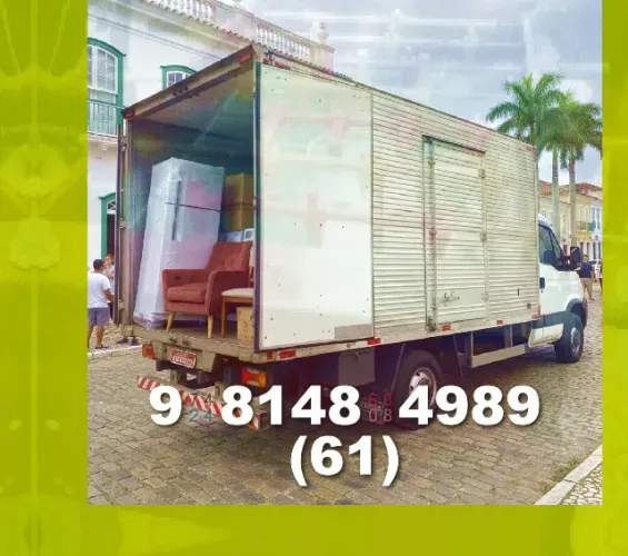 mudança baú fechado disponível agora