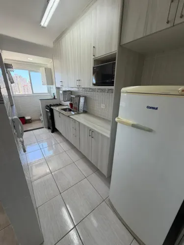 Apartamento mobiliado para locação com vista para o mar  Vila Tupi - Zona 2 - Praia Grande