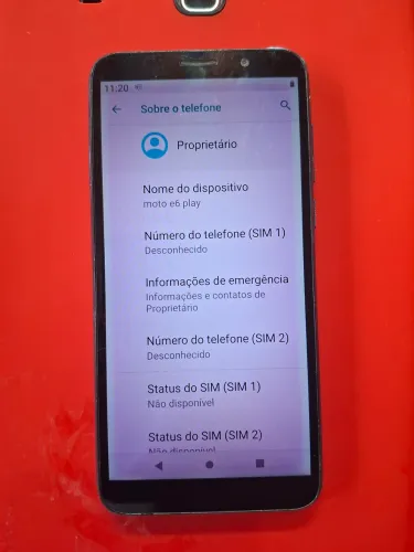 Celular Motorola E6 play 170 reais 