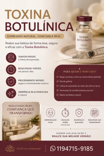 Botox (Toxina Botulínica) | Avaliação Personalizada | Estética Avançada