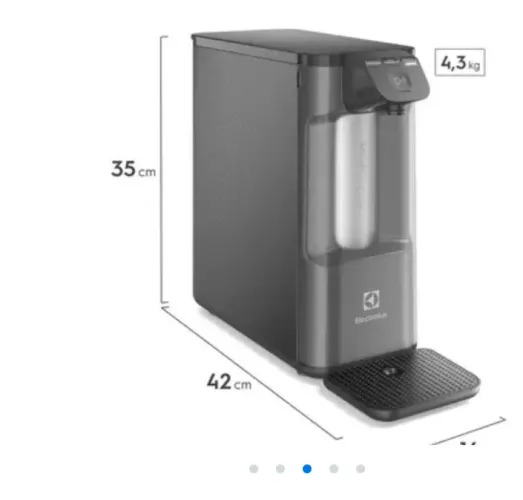 Purificador Electrolux Eletrônico Compacto Experience Pure 4x Digital Cinza (PE12G)