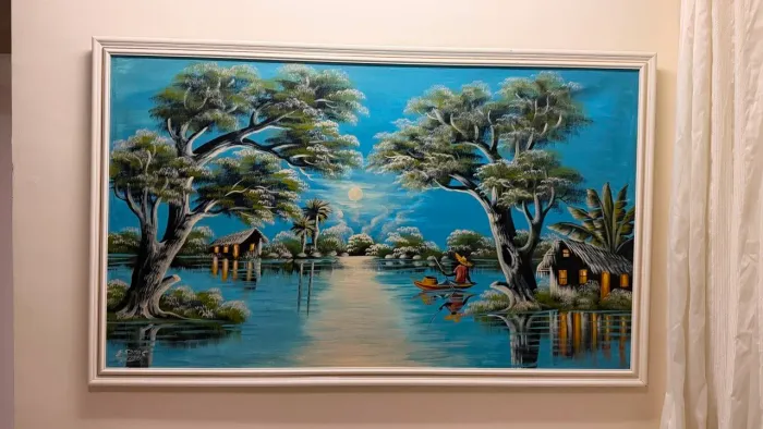 Quadro pintado a mão