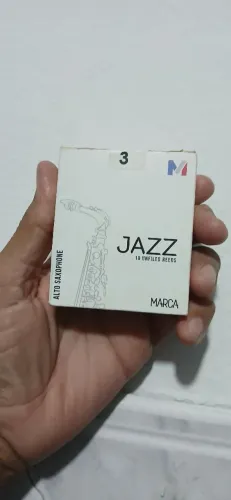 Palhetas Marca Jazz unfiled sax alto 