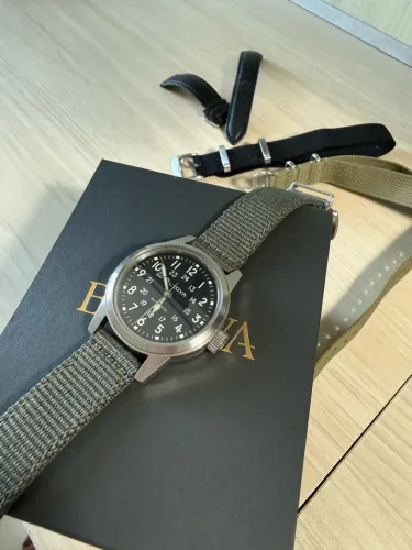 Bulova Relógio masculino Military Heritage Hack Veteran's
