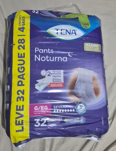 Fralda Calcinha Tena Noturna