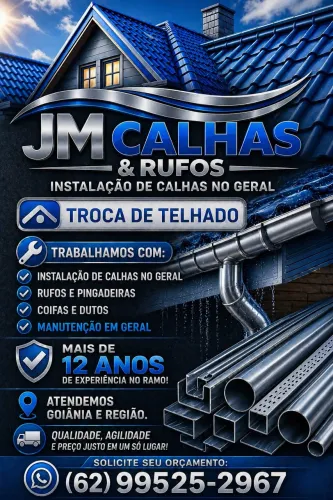 Calhas, Rufos, Troca de telhado 