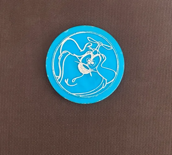 Master tazo tiny toon azul Roy Corrói