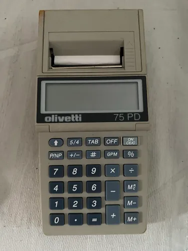 Calculadora Elétrica Olivetti Relíquia 