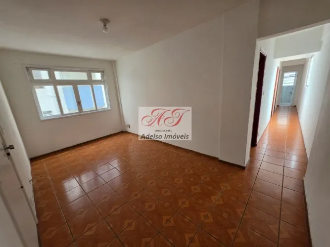 Apartamento para locação em Santos-SP, bairro Pompéia - 2 quartos, 1 sala, 1 banheiro, 1 v