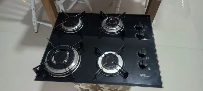 Fogão Cooktop 4 bocas Fischer
