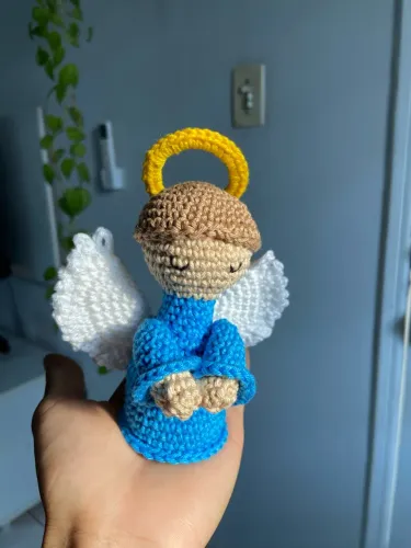 Anjo em Amigurumi 