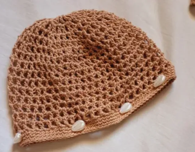 Head piece de crochê