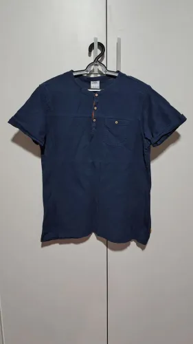 Camiseta Infantil Zara Kids Azul Marinho 13-14 Anos