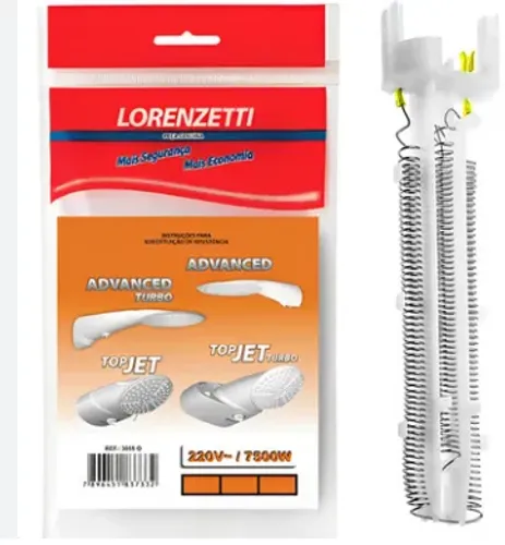 RESISTENCIA CHUVEIRO ADVANCED TOP JET 127V 5500W- LORENZETTI