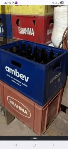 Engradado cerveja 600ml com casco 