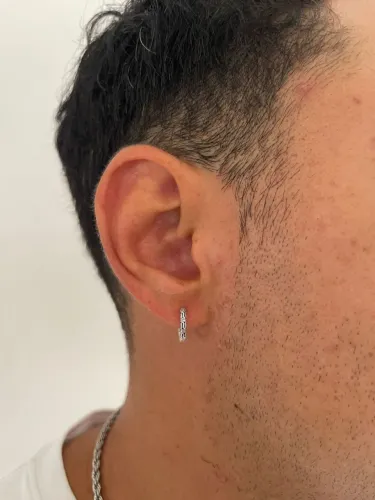 Piercing em prata uma peça 