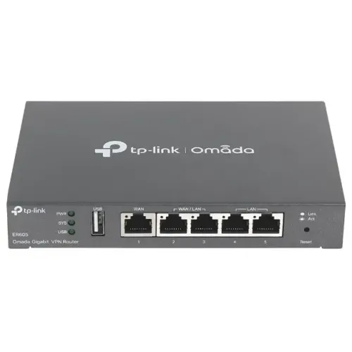 Roteador Tp-link Omada Er605 Vpn Gigabit Multi-wan - Preto