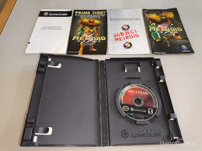 Metroid Prime - GameCube - completo na caixa (CIB)