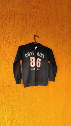 Jaqueta Infantil Moletom Flanelado Tamanho 6 