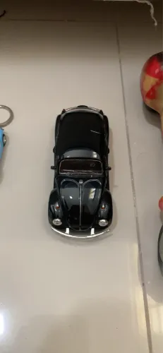 Kit Coleção Fusca: Miniatura Metal + Chaveiro + Cofre Decorativo