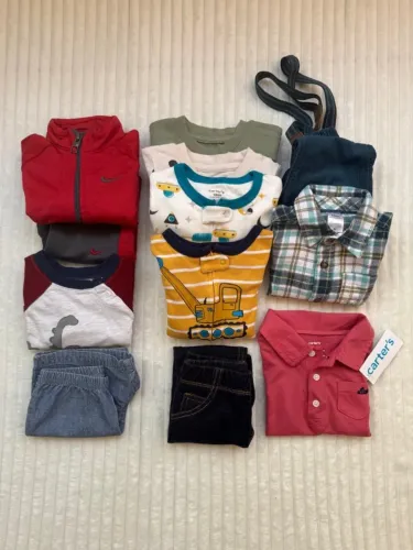 Lote de roupas menino 18 meses Carter's, Nike e Cat & Jack 
