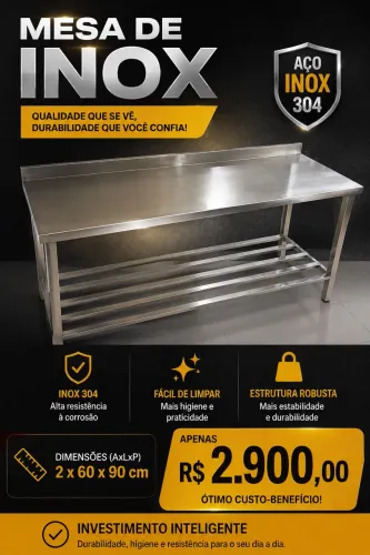 Mesa de inox
