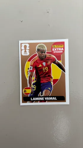 Figurinha Copa do Mundo 2026 Lamine Yamal Bronze R$ 200,00