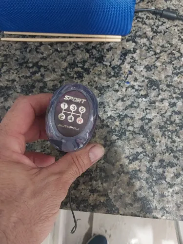 Manopla da fiat led verde pra hoje 50reais