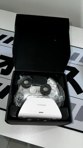 Controle Manba ONE V2 branco COM TELA