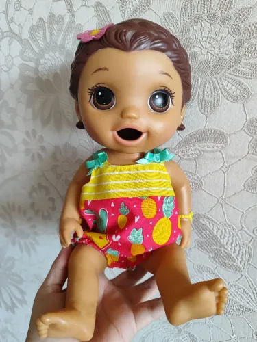 Baby Alive lanchinhos divertidos morena