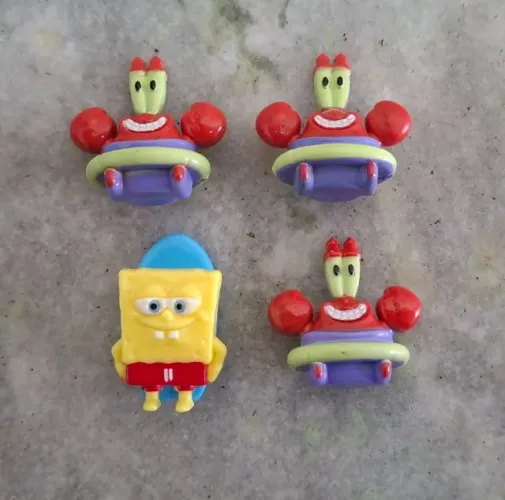 Batavinho Bob Esponja série 3 - raros (lacrados)