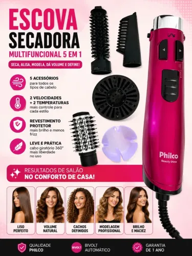 Escova giratória philco (descrição)