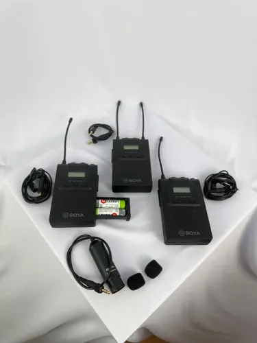 Kit Microfone Sem Fio BOYA BY-WM8 Pro K2 - Duplo UHF