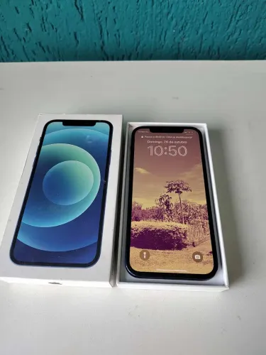 iPhone 12 Azul 128g Semi Novo.