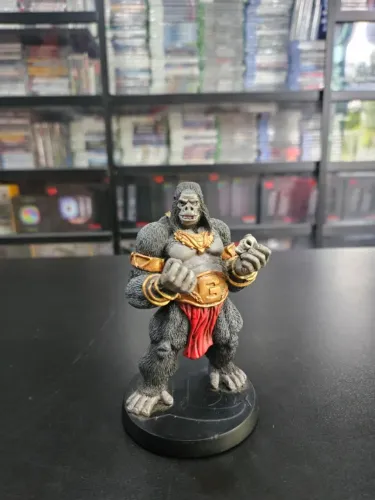 MINIATURA Gorila Grodd Eaglemoss DC Comics Especial Batman (Sem revista, apenas figure)