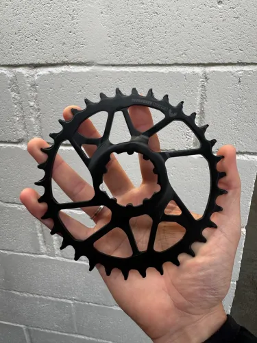 Coroa Sram T-Type 70, padrão direct mount 3 parafusos