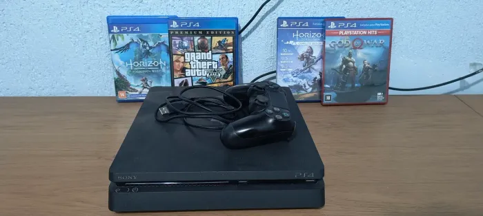 Playstation 4 SLIM+jogos