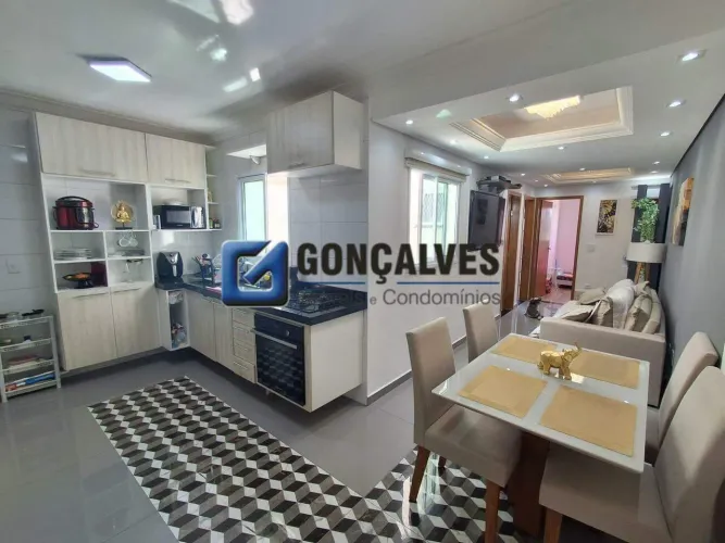 Apartamento residencial à venda em Santo André (Vila Pires) 2 dormitórios, suíte e 1 vaga