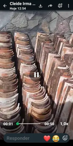 Telhas usadas 1000 telhas